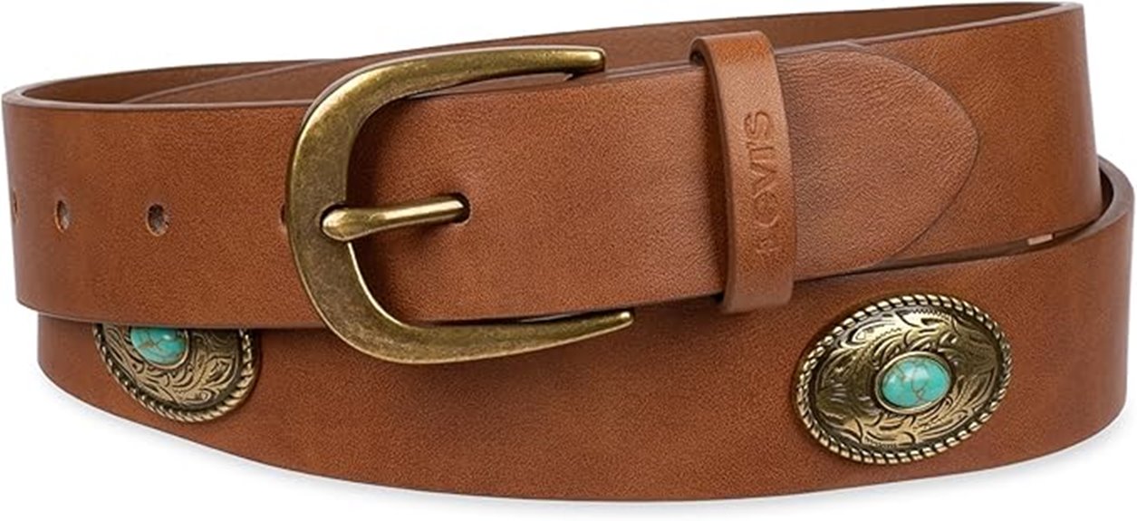 levis women s western belts
