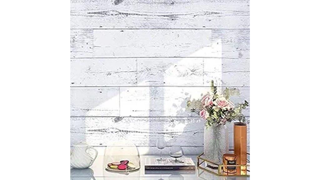 light grey shiplap wallpaper
