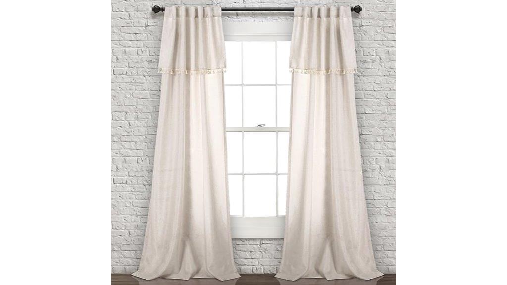 lush ivy tassel curtains