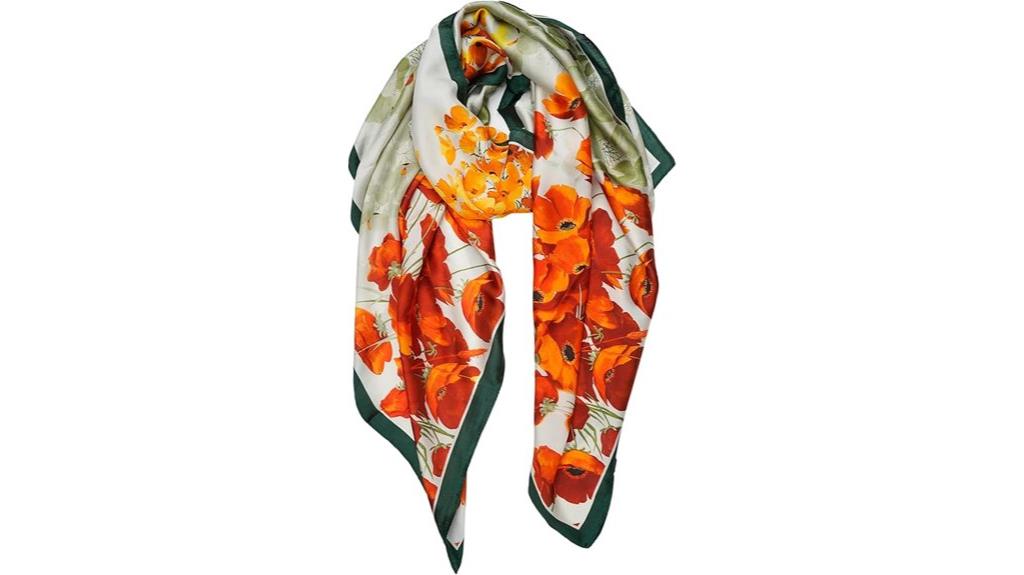 luxurious mulberry silk scarf
