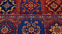luxury durable silk rugs