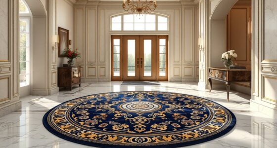 luxury foyer round rugs