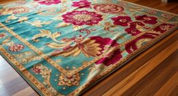 luxury metallic silk rugs