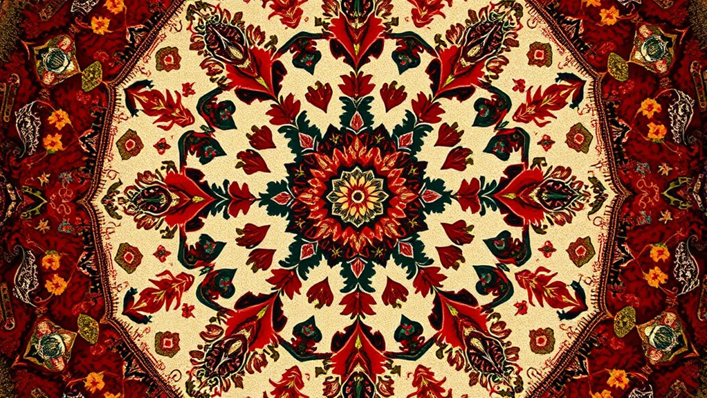 luxury persian silk carpets