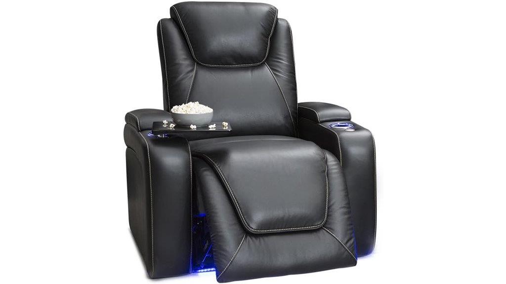 luxury reclining theater chair