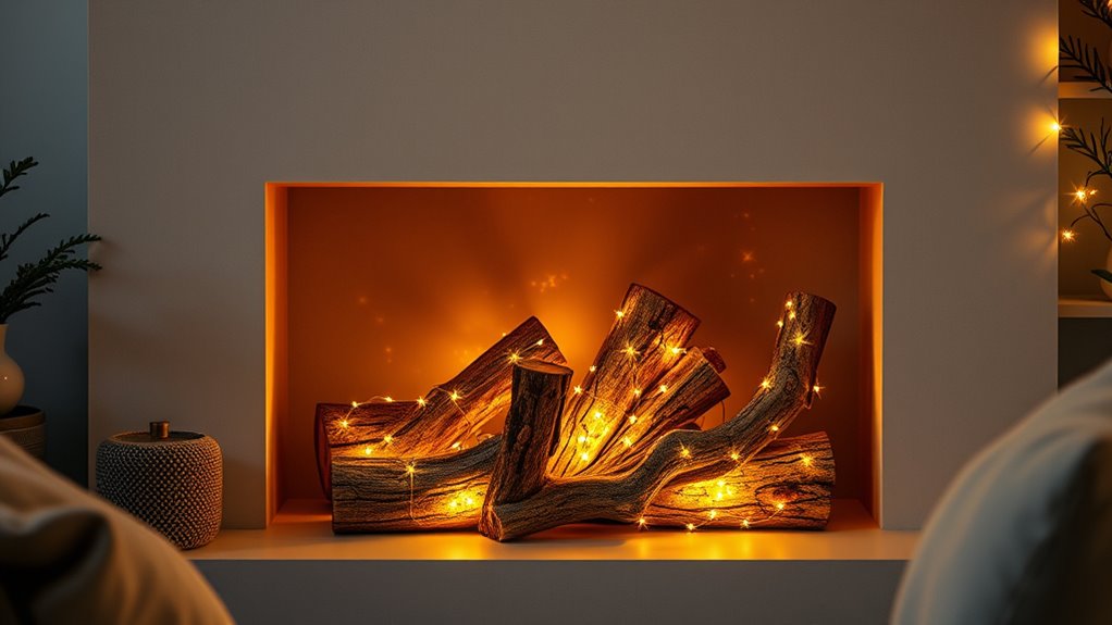 magical lighting creates inviting ambiance
