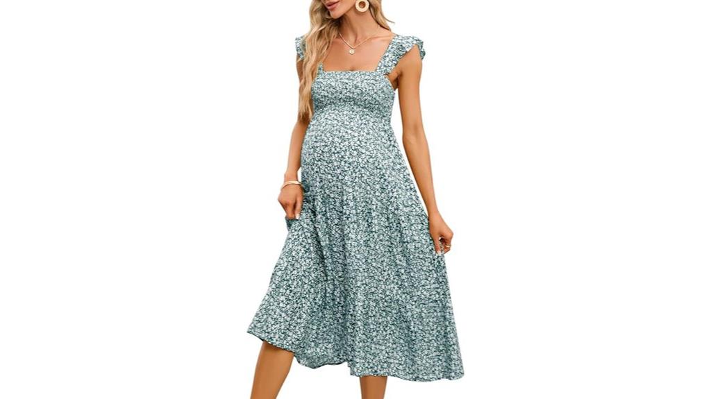maternity boho summer dress