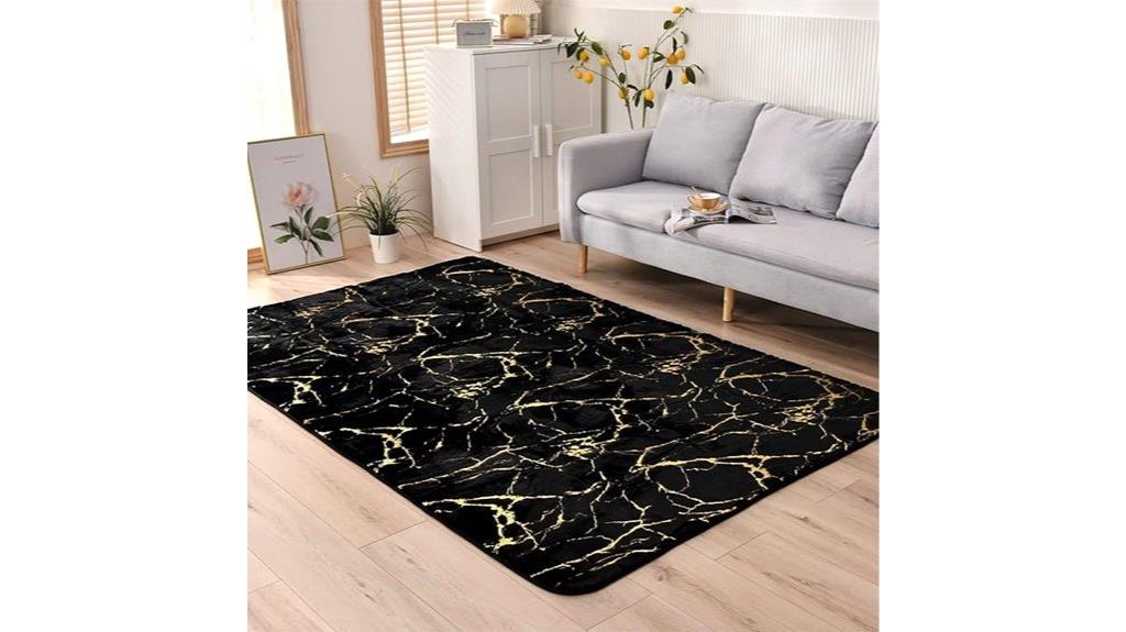 metallic bronze nursery rug