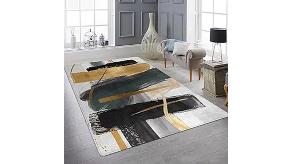 modern abstract rug 7x5