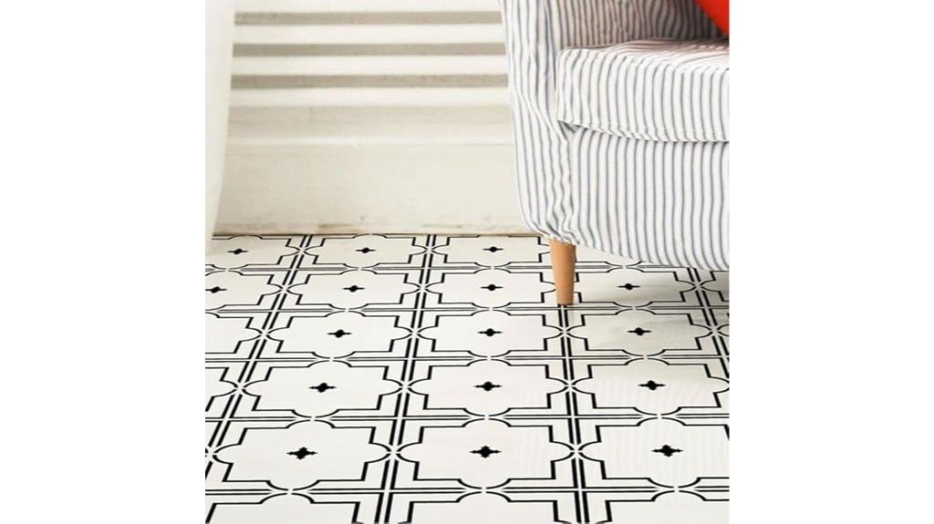 moroccan tin tile stencil
