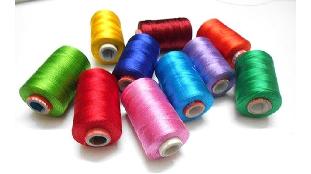 multicolored jewelry embroidery thread