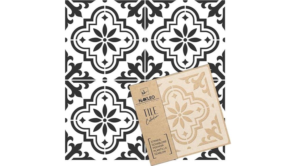 nakleo 6x6 tile stencil