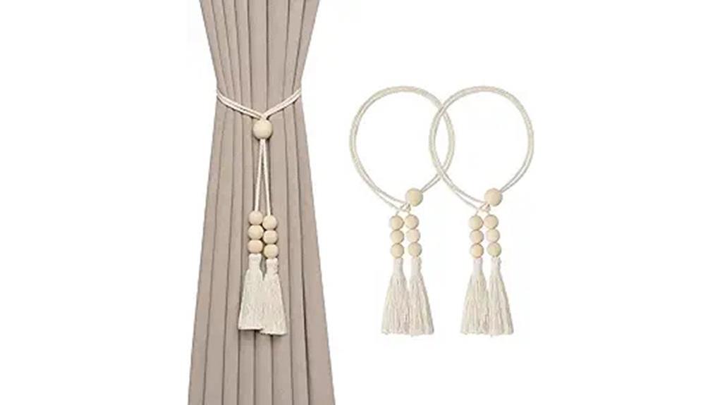natural cotton rope tassel