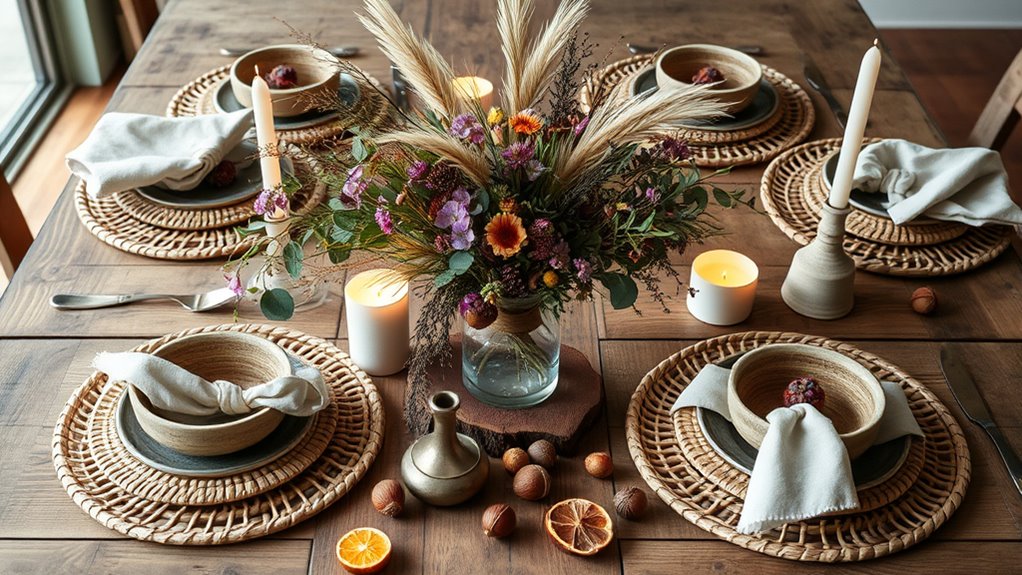 natural earthy textured decor