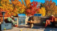 outdoor kitchen winter prep