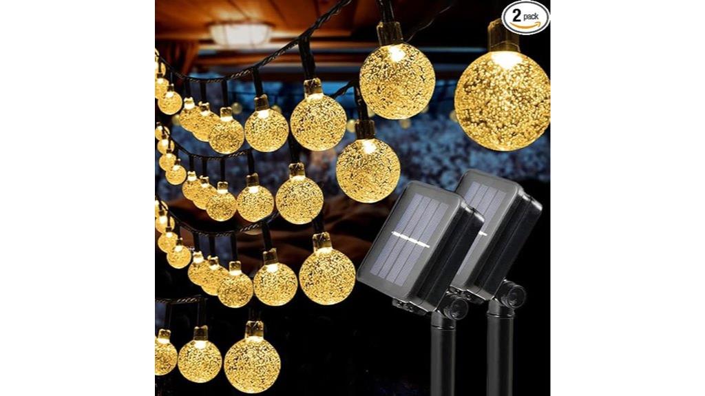 outdoor solar string lights