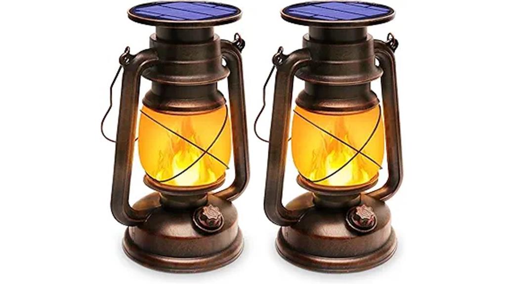 outdoor waterproof flickering lanterns