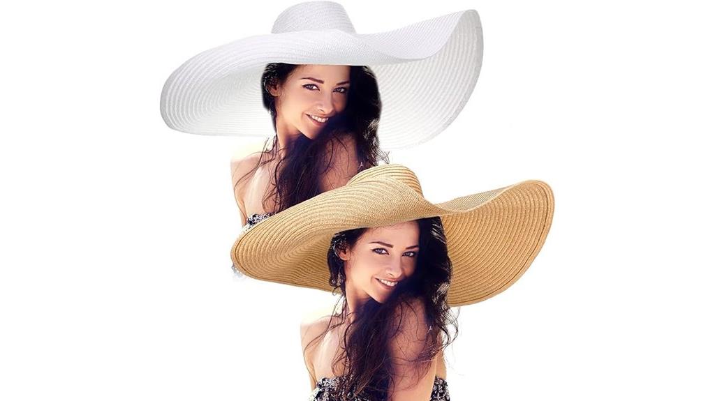 oversized women s beach hats