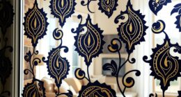 paisley privacy window stickers