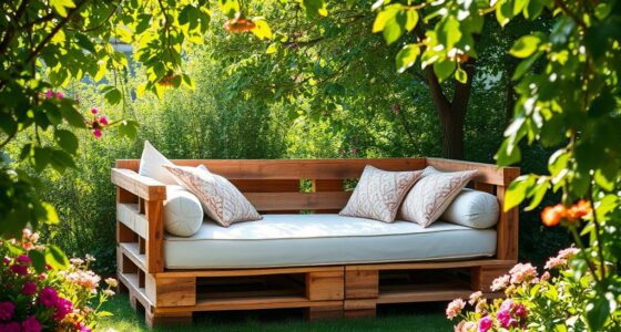 pallet garden napping bed