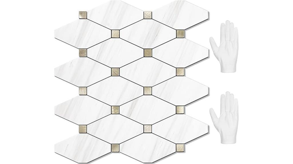 peel and stick dolomite tiles