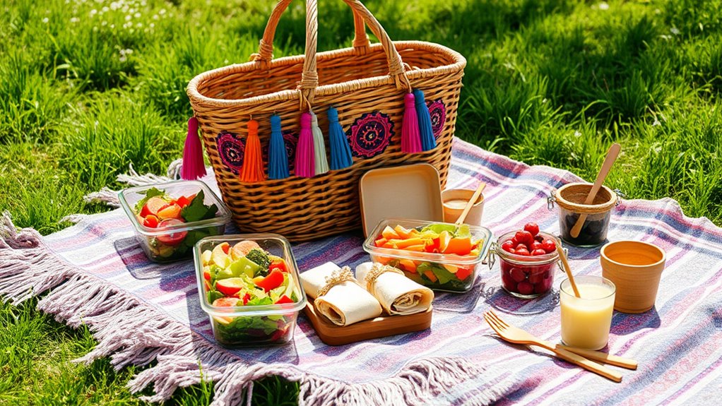 personalized eco friendly picnic details