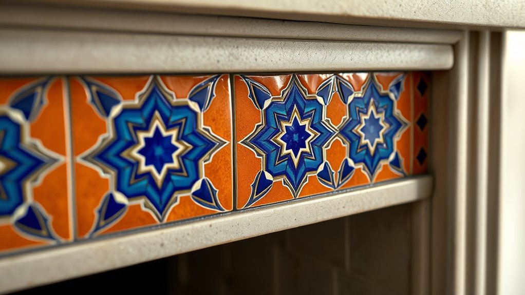 personalized fireplace tile design