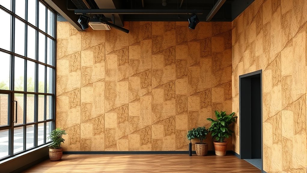 personalized textured cork walls