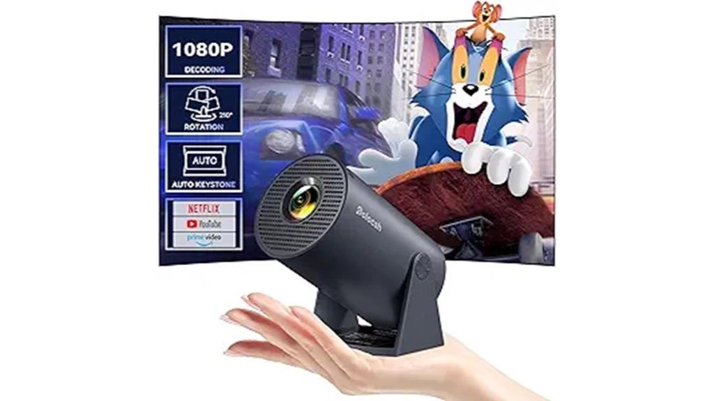portable wifi bluetooth projector