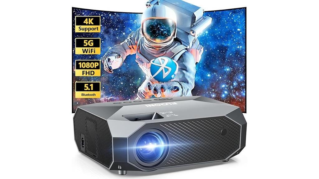 portable wifi bluetooth projector