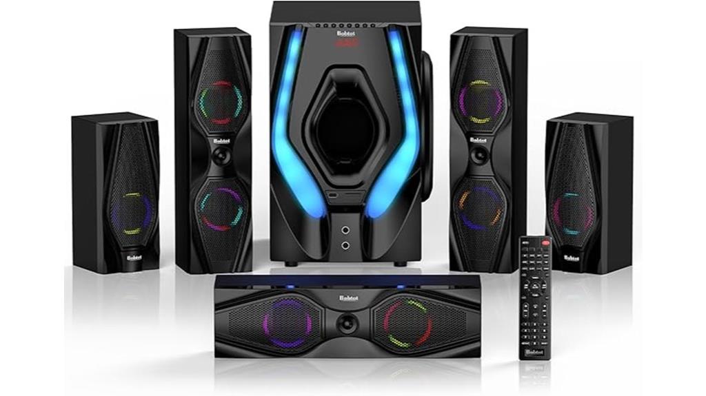 powerful surround sound system