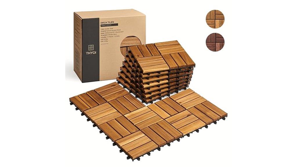 premium wooden deck tiles