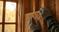preparing hemp insulation installation