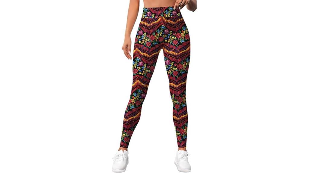printed women s yoga leggings
