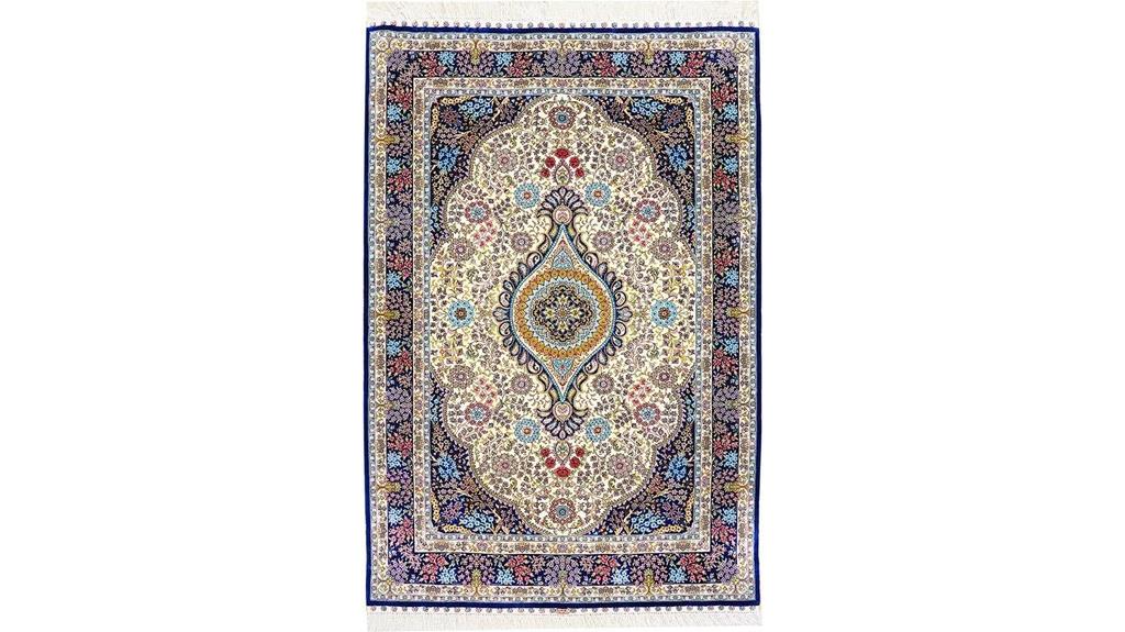 purple handwoven oriental rug