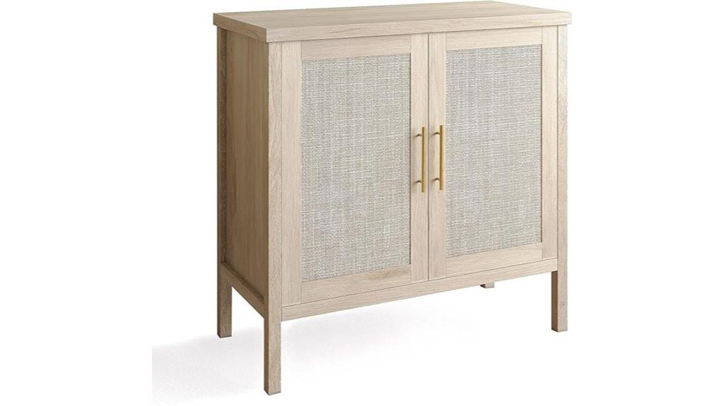 rattan buffet sideboard cabinet