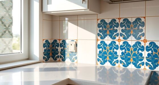 removable tile kitchen upgrade