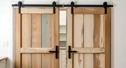 repurposing doors as pantry covers