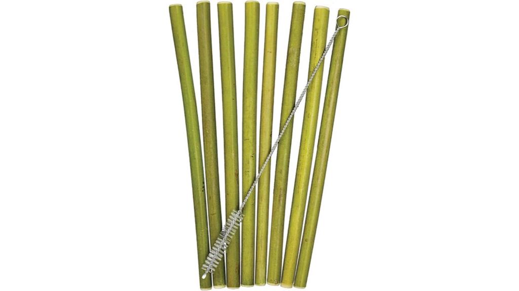 reusable bamboo straws