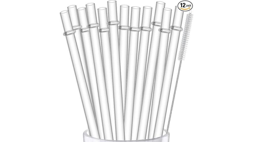 reusable clear plastic straws