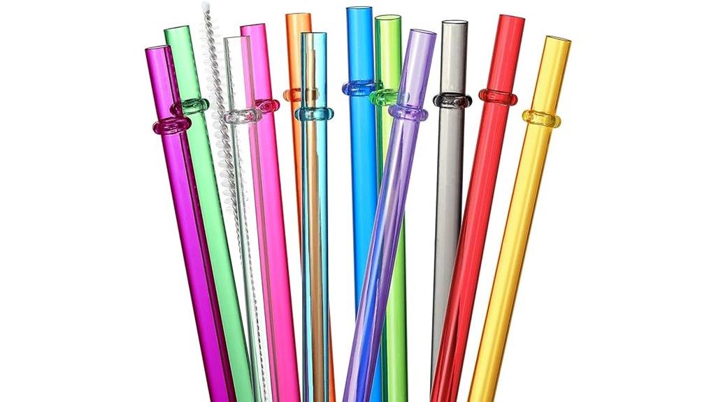 reusable tritan plastic straws