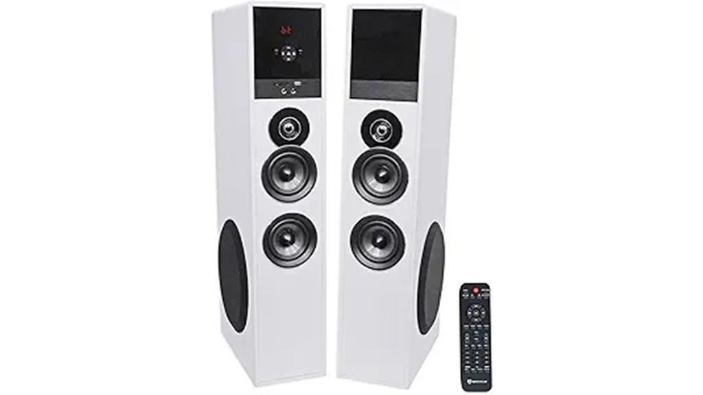 rockville tm80w tower speaker