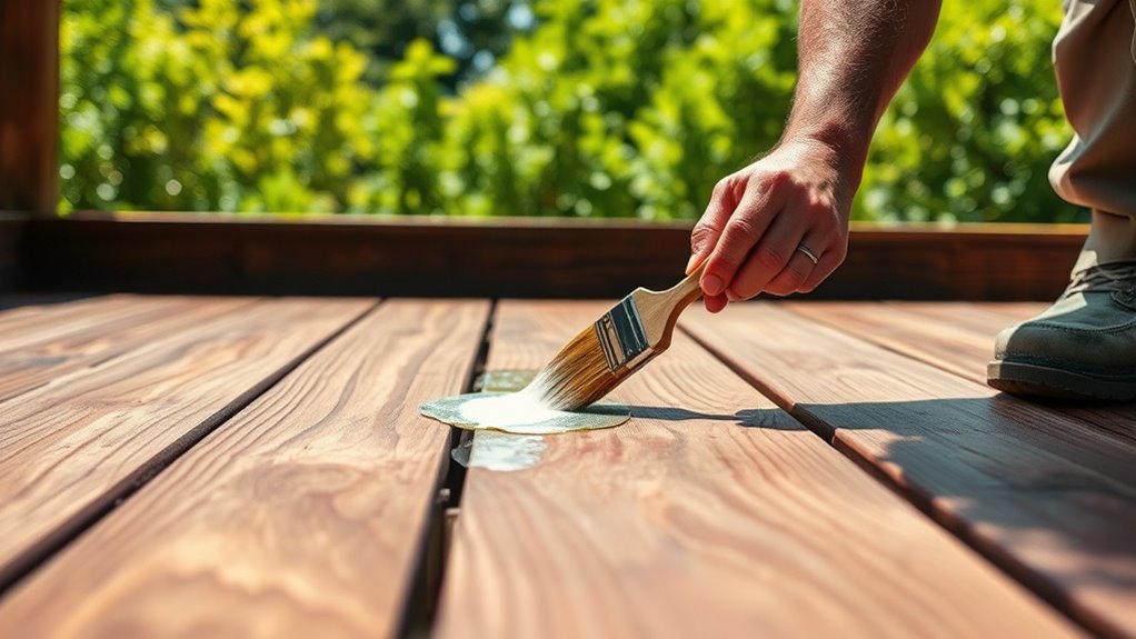 routine deck maintenance and preventive care