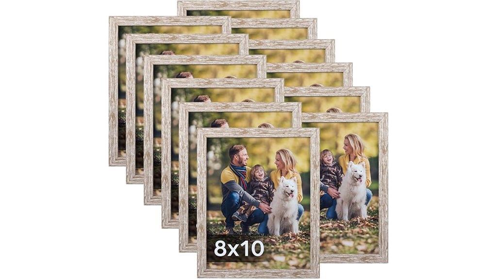 rustic 8x10 frame set