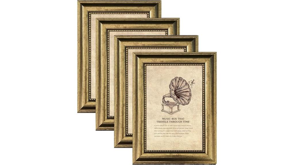 rustic bronze photo frame