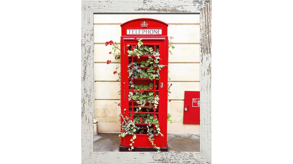 rustic white picture frame