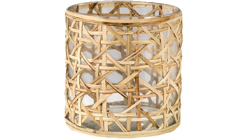 saigon cane glass holder