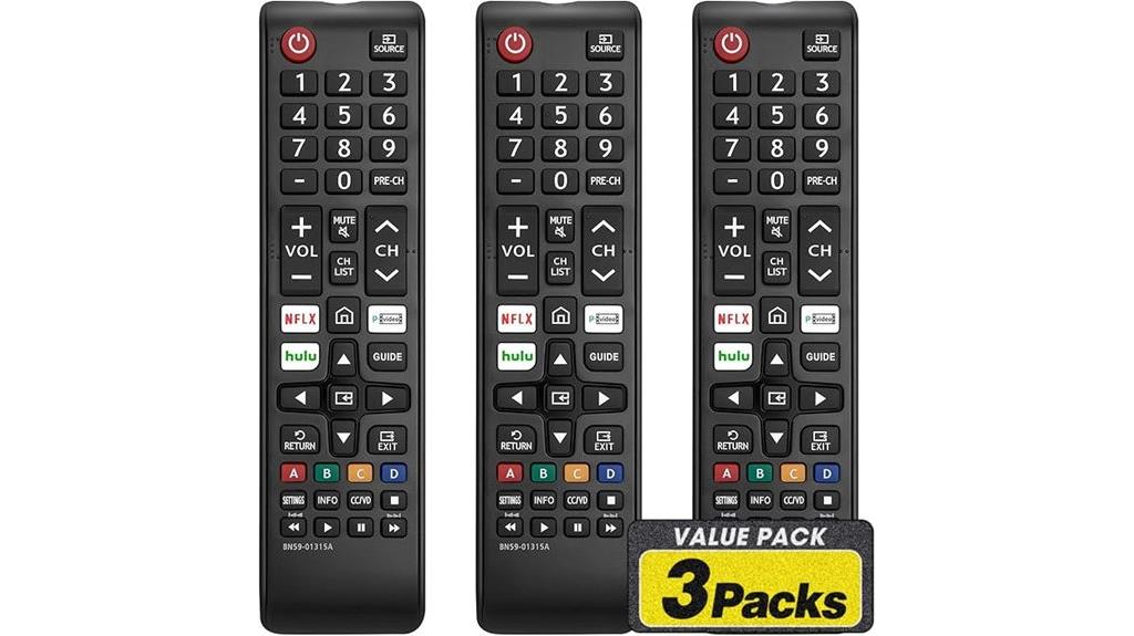 samsung tv remote set