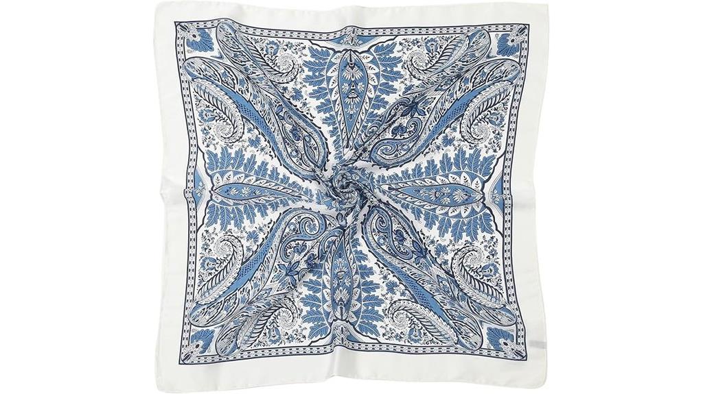 satin silk hair scarf