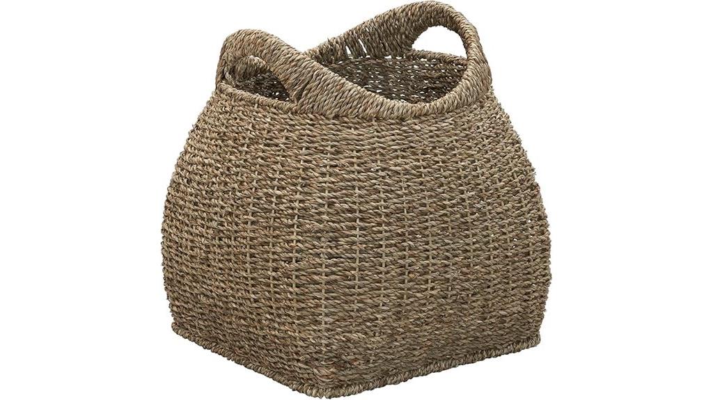 seagrass handled basket